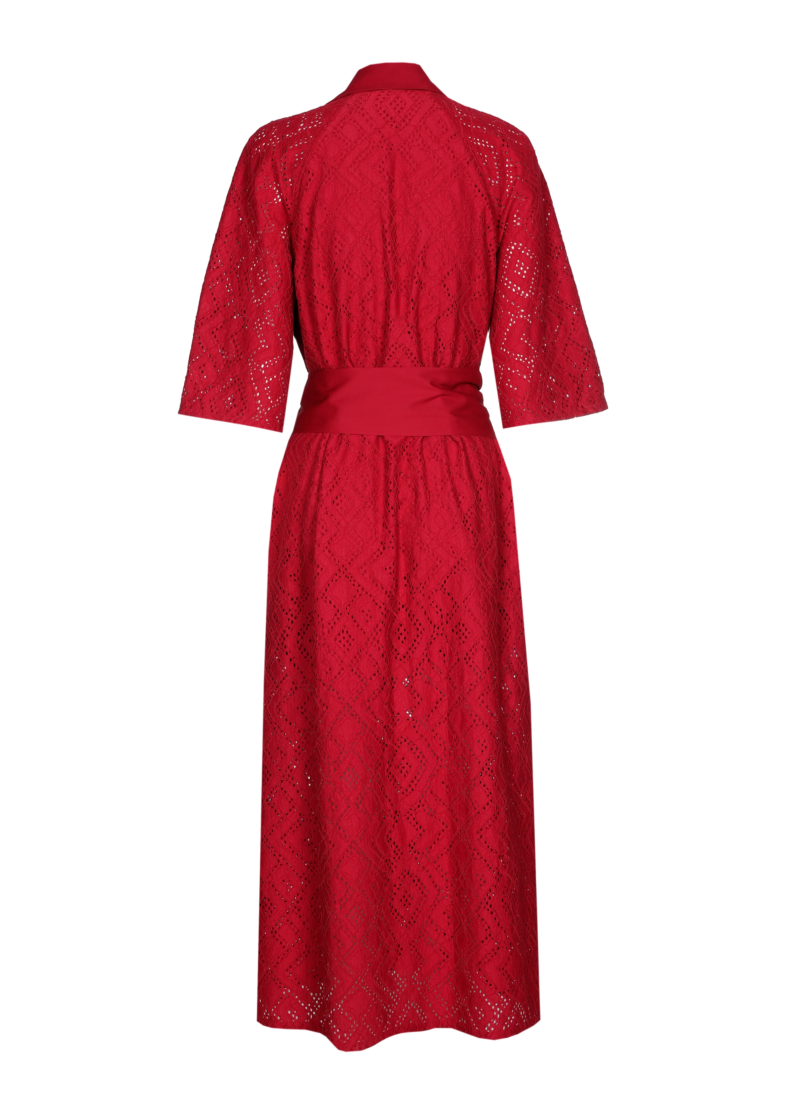 Jurken lange mouw rood Caroline Biss - Image 2