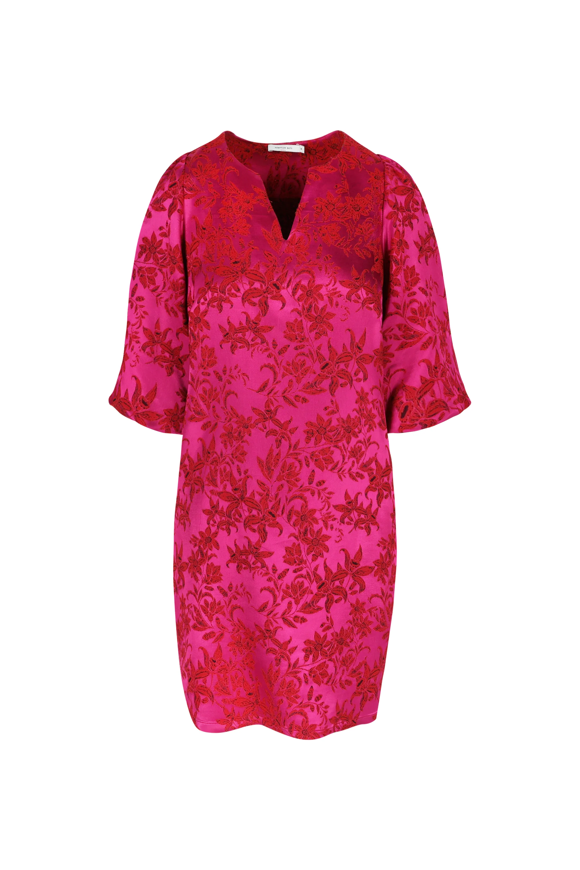 Jurken lange mouw roze Hampton Bays - Image 2