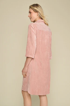Jurken lange mouw roze Marie Méro - Image 3