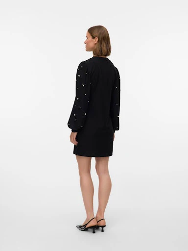Jurken lange mouw zwart VERO MODA - Image 3