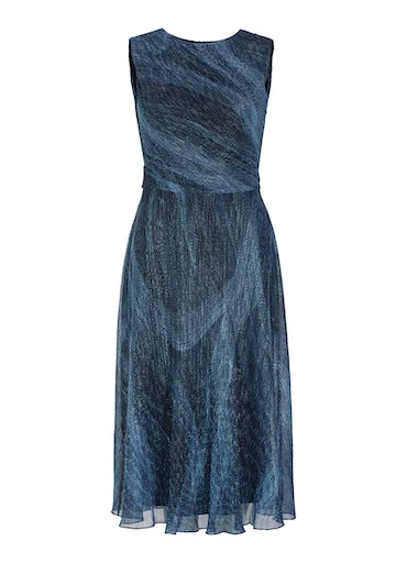Jurken zonder mouw blauw SWING