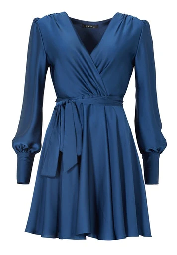 Jurken zonder mouw blauw SWING