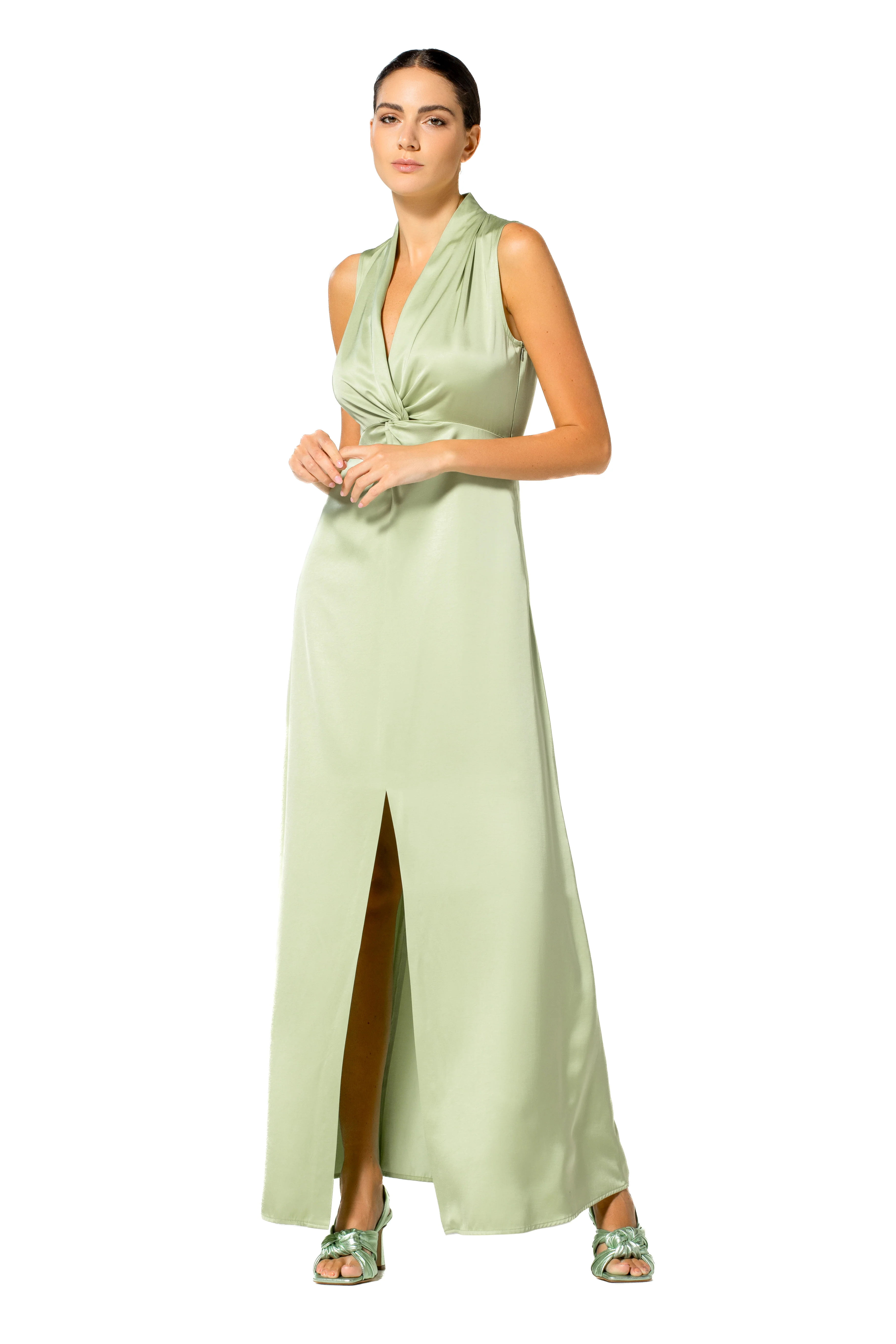 Jurken zonder mouw groen Caroline Biss - Image 3