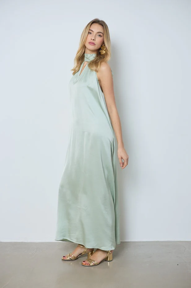 Jurken zonder mouw groen LOVE AT ME - Image 2