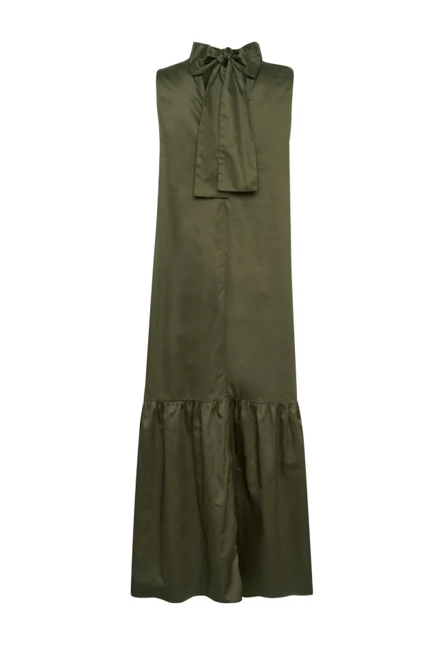 Jurken zonder mouw groen Soaked In Luxury - Image 3
