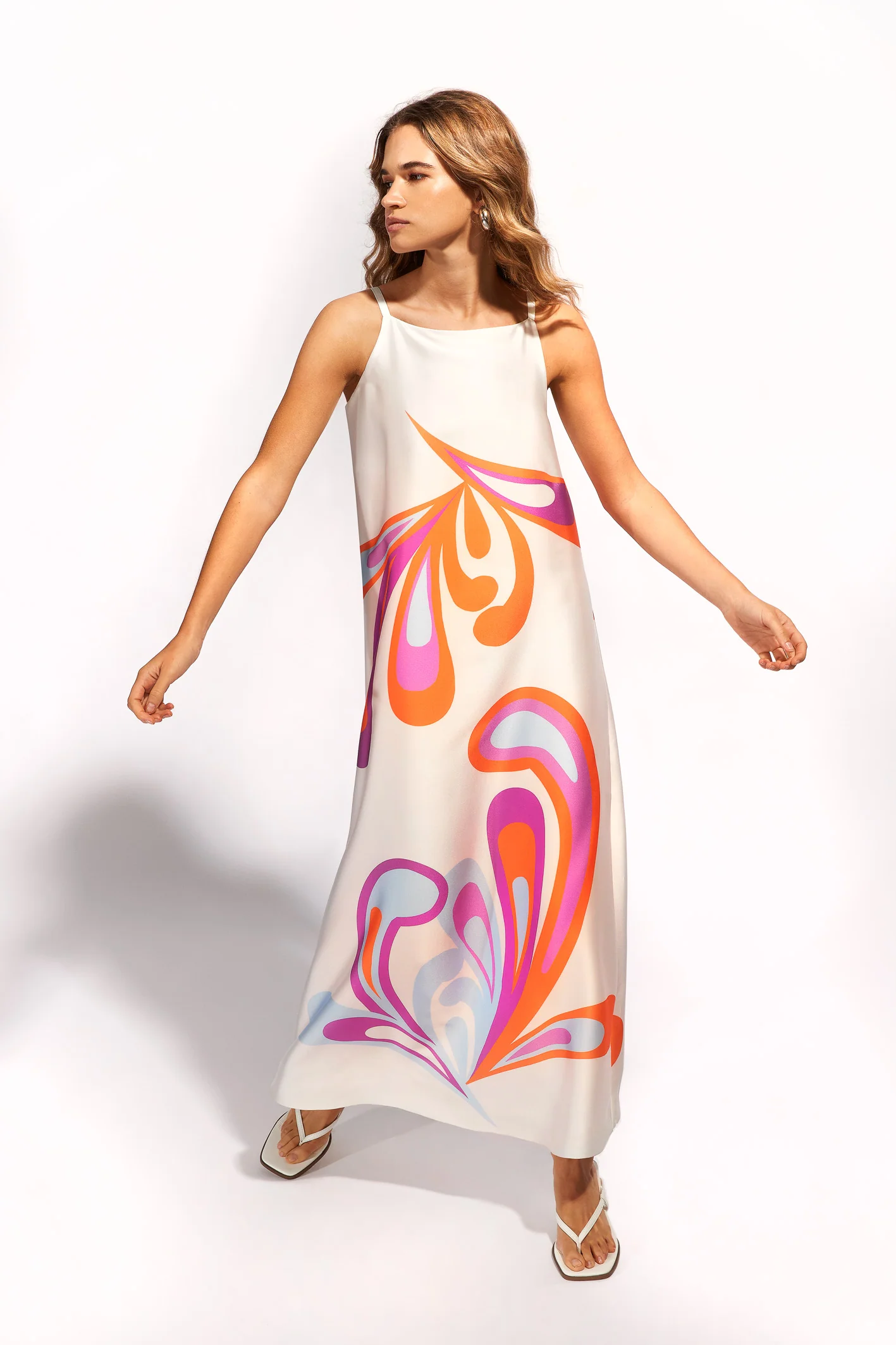 Jurken zonder mouw multicolor Senso