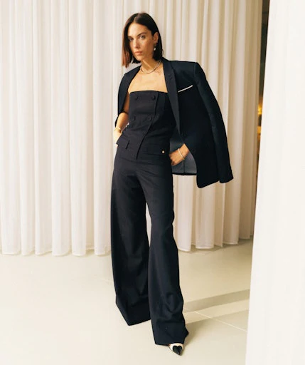 Jumpsuits zonder mouw navy JOSH V