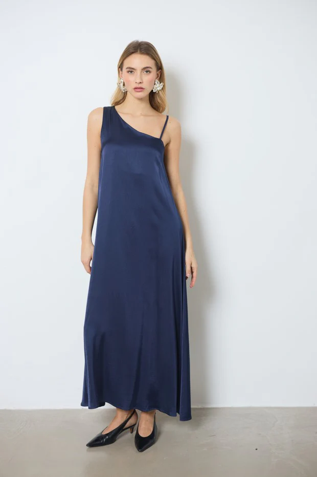 Jurken zonder mouw navy LOVE AT ME - Image 3