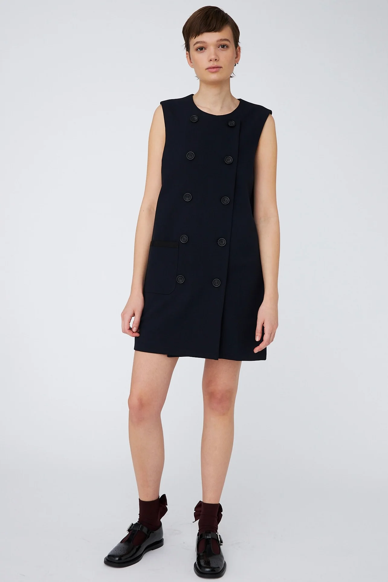 Jurken zonder mouw navy STELLA NOVA