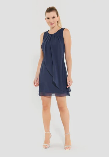 Jurken zonder mouw navy SWING - Image 3