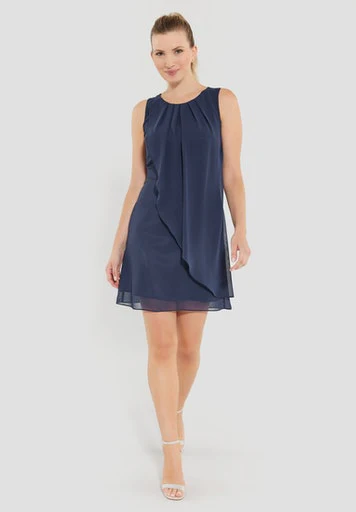 Jurken zonder mouw navy SWING - Image 6