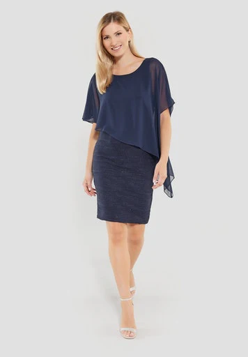 Jurken zonder mouw navy SWING - Image 3