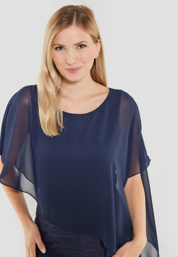 Jurken zonder mouw navy SWING - Image 4