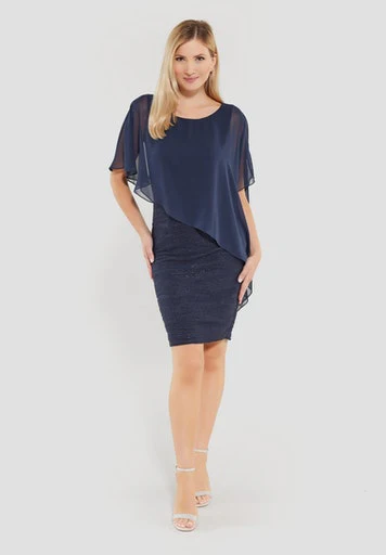 Jurken zonder mouw navy SWING - Image 6