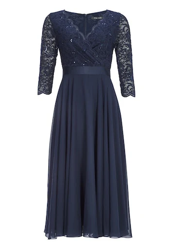 Jurken zonder mouw navy SWING