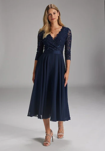 Jurken zonder mouw navy SWING - Image 3