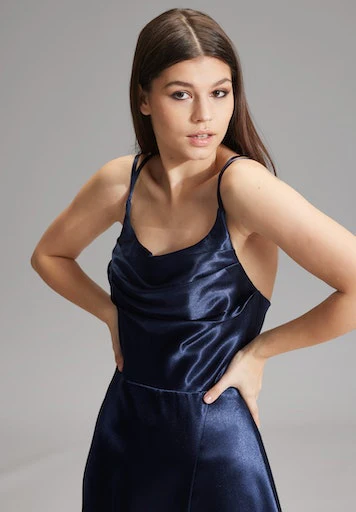 Jurken zonder mouw navy SWING - Image 4