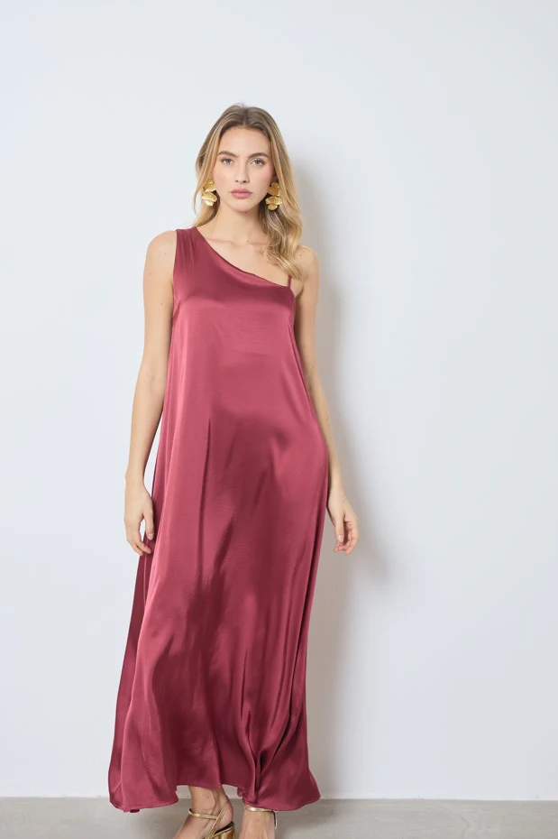 Jurken zonder mouw rood LOVE AT ME - Image 2