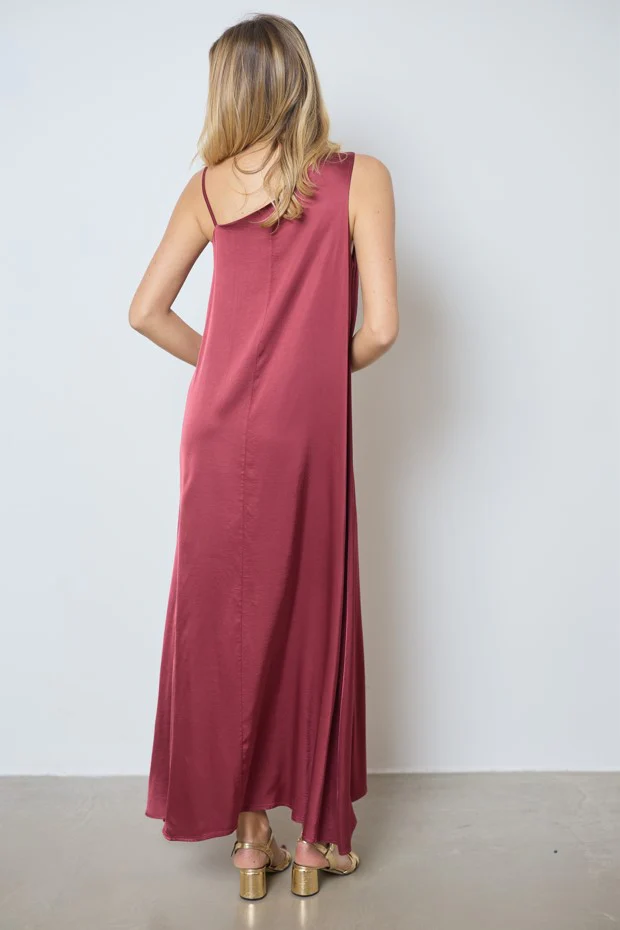Jurken zonder mouw rood LOVE AT ME - Image 4