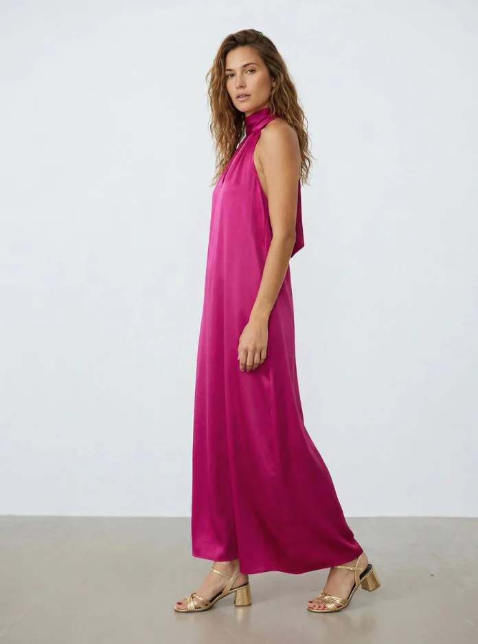 Jurken zonder mouw roze LOVE AT ME