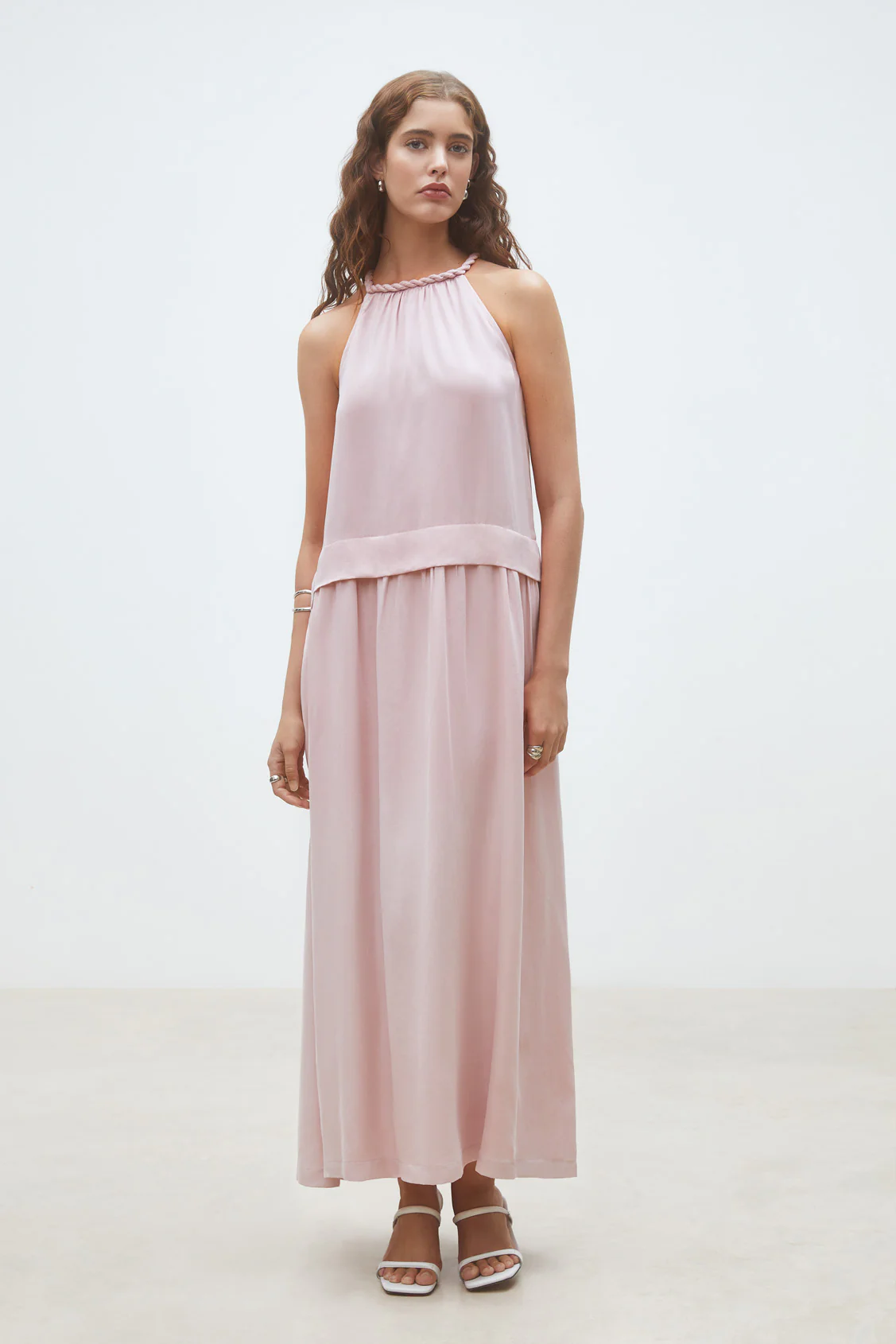 Jurken zonder mouw roze Suncoo Paris
