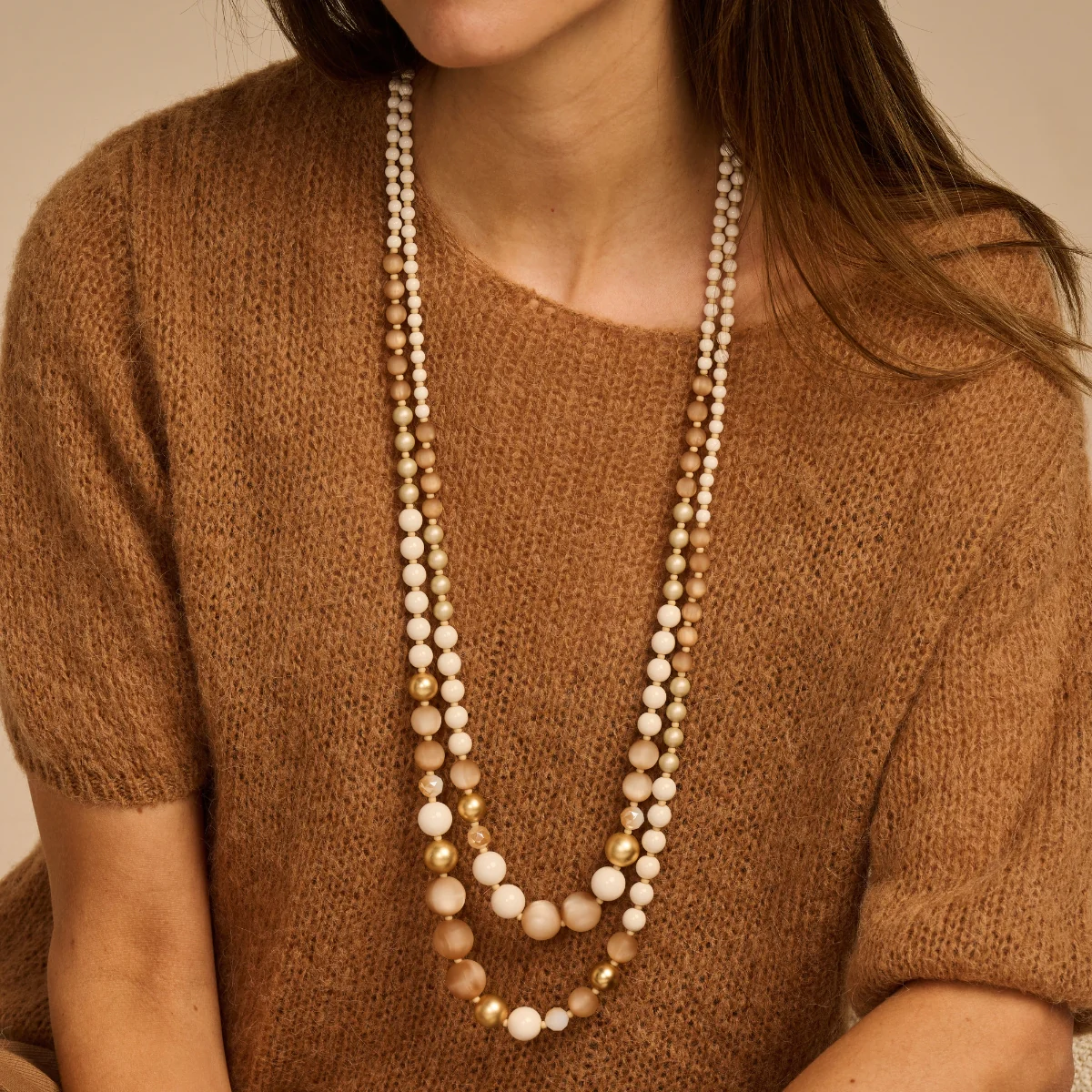 Juwelen beige Les Cordes