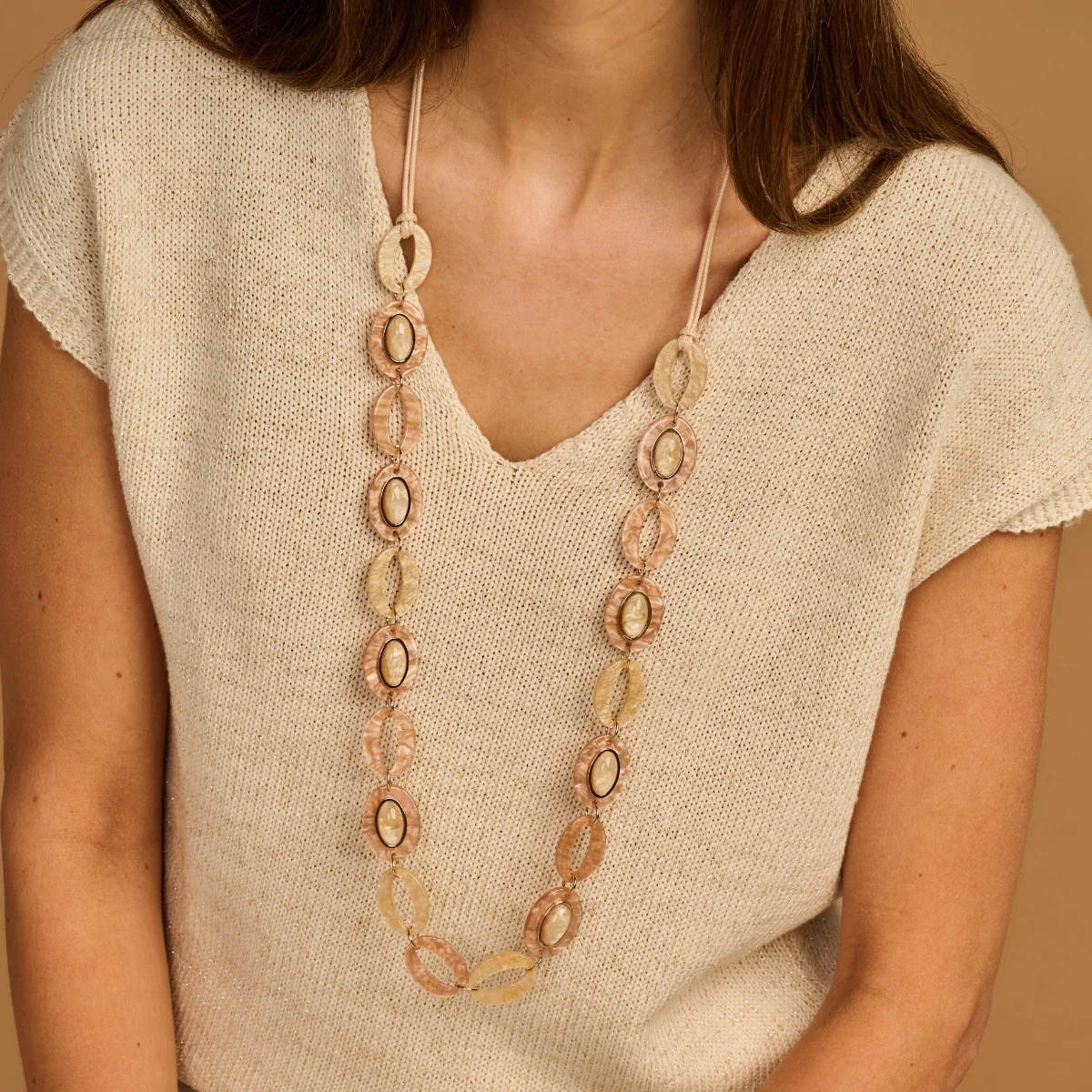 Juwelen beige Les Cordes
