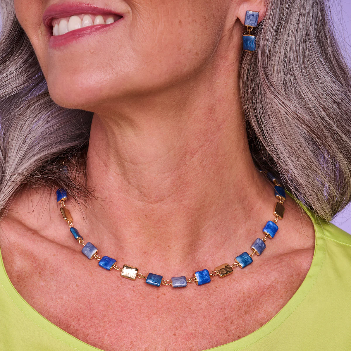 Juwelen blauw Les Cordes