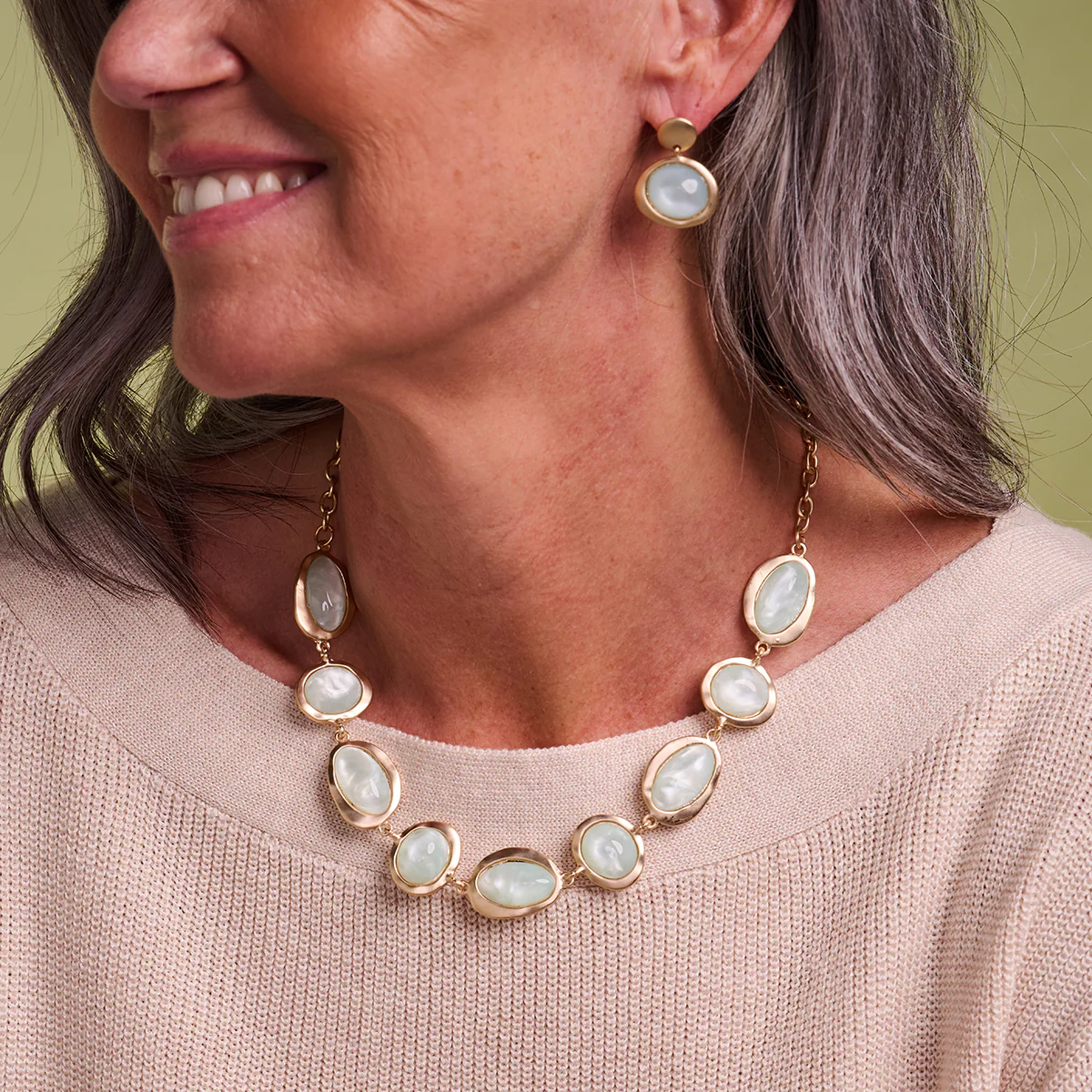 Juwelen groen Les Cordes