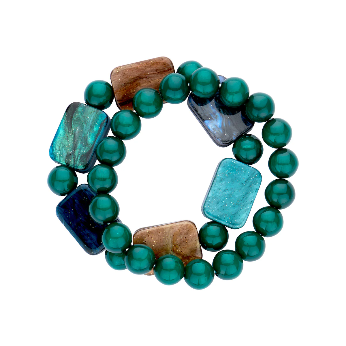 Juwelen groen Les Cordes