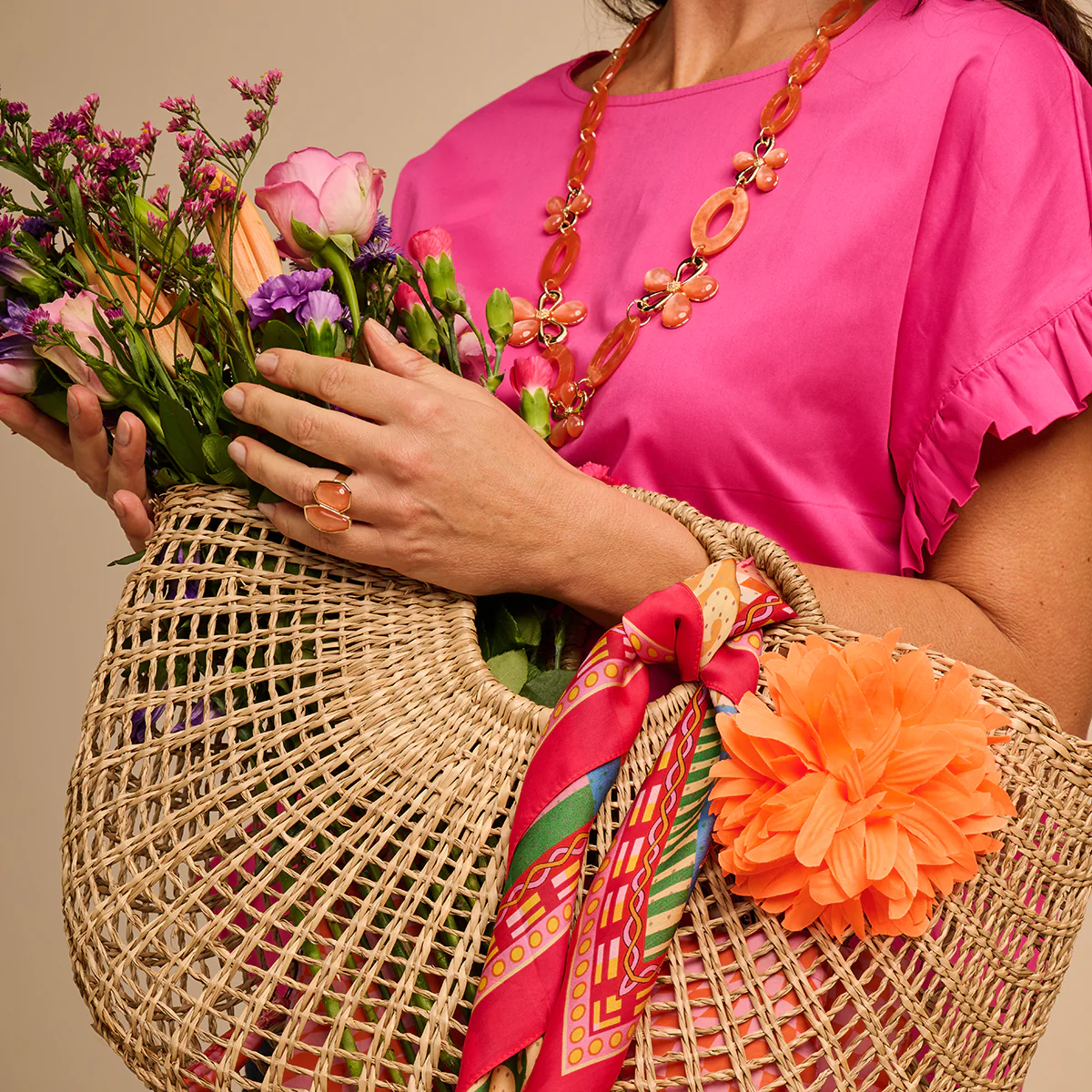 Juwelen oranje Les Cordes