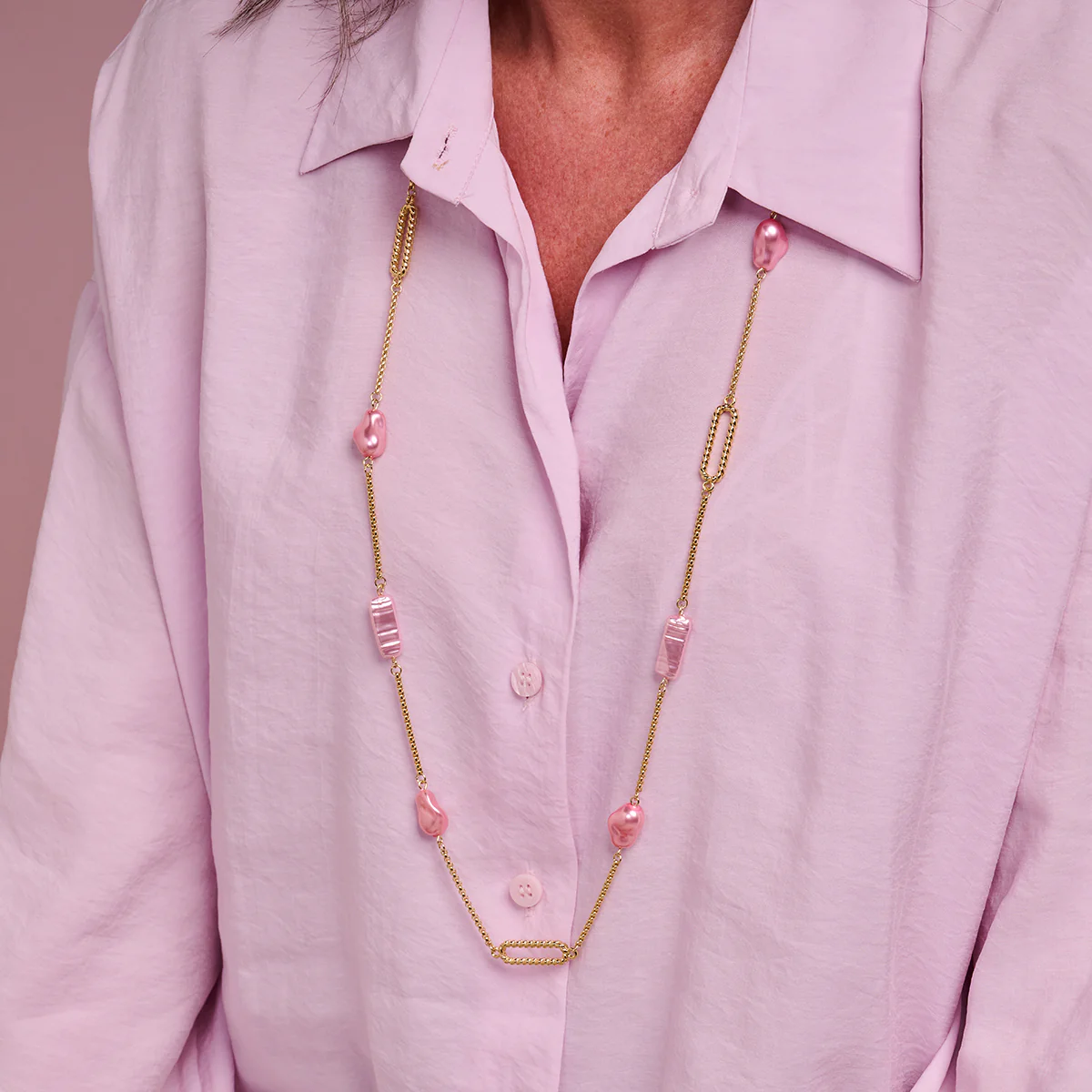Juwelen roze Les Cordes