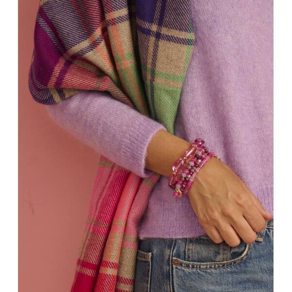 Juwelen roze Les Cordes