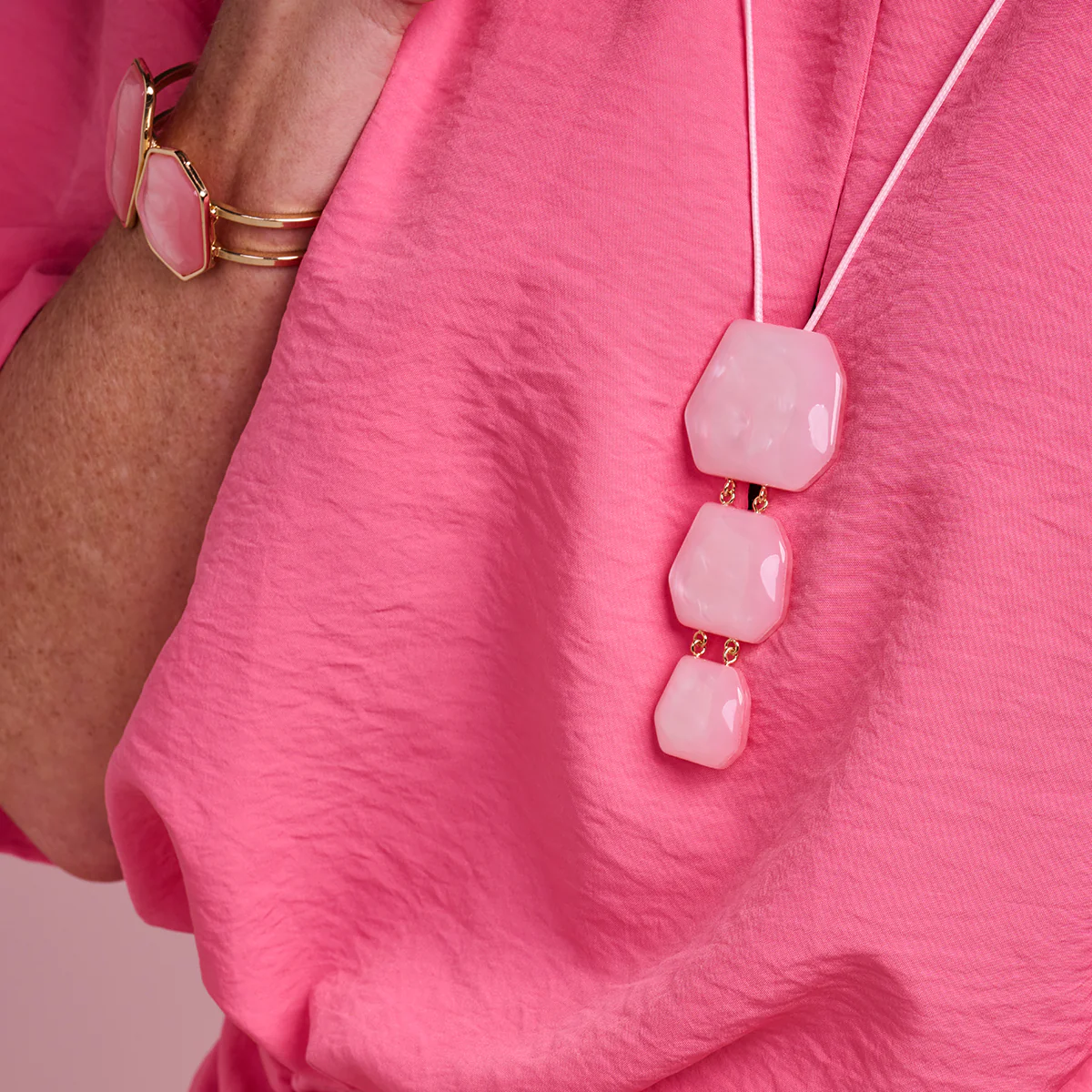 Juwelen roze Les Cordes
