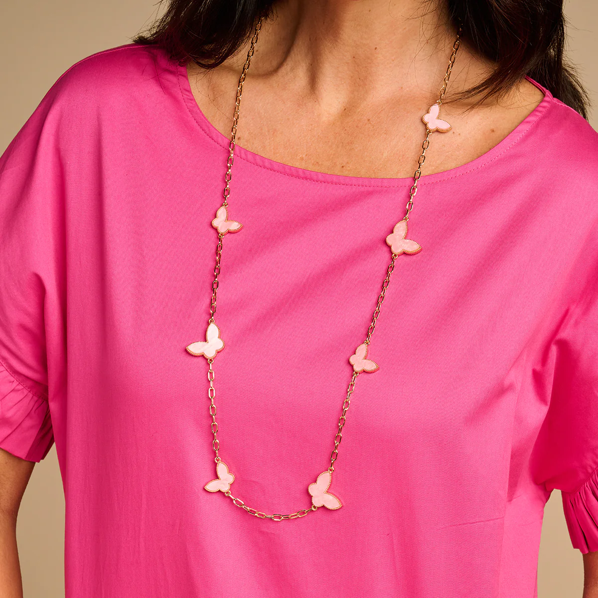 Juwelen roze Les Cordes