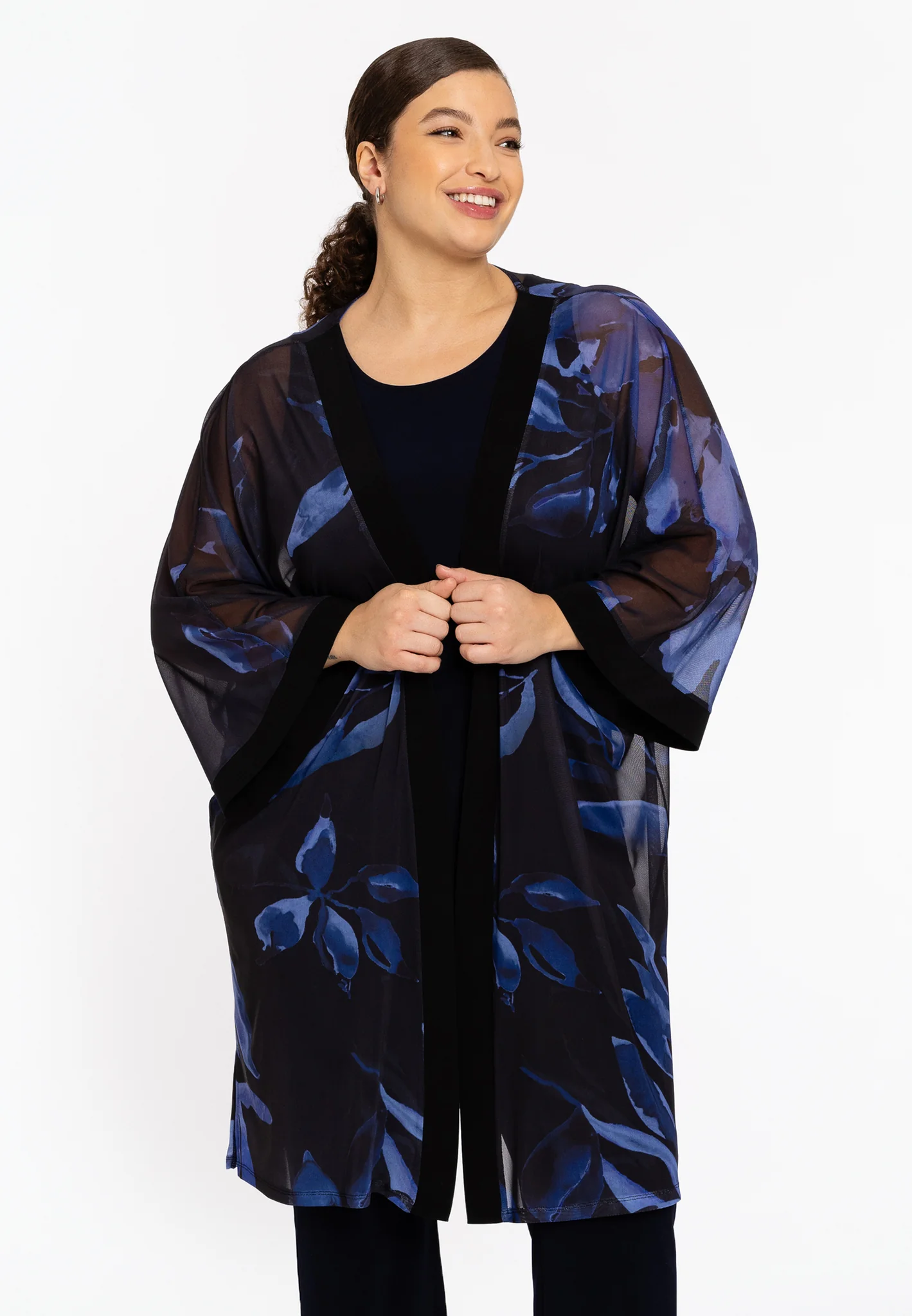 Kimono's blauw Yoek