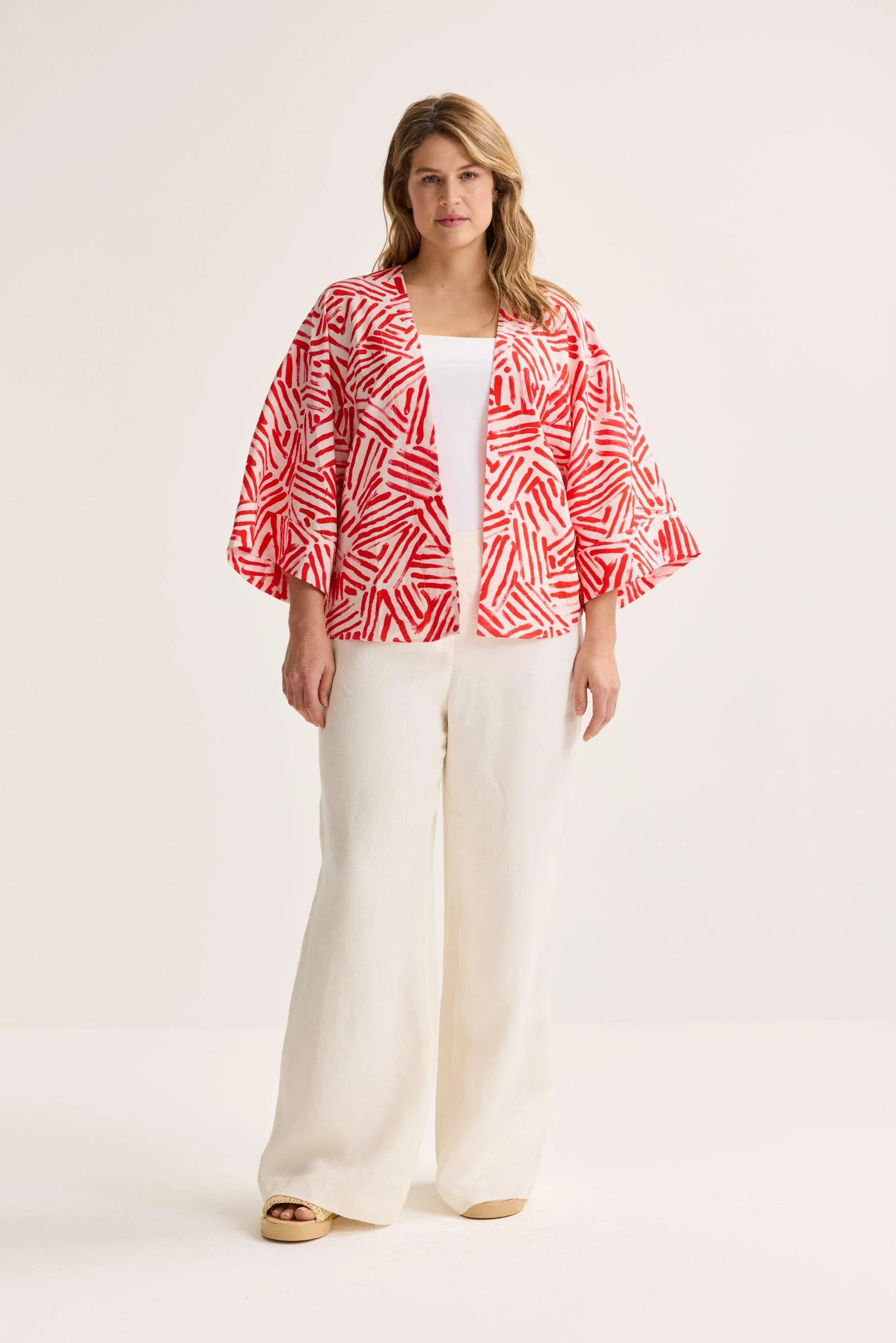 Kimono's rood Mayerline - Image 4