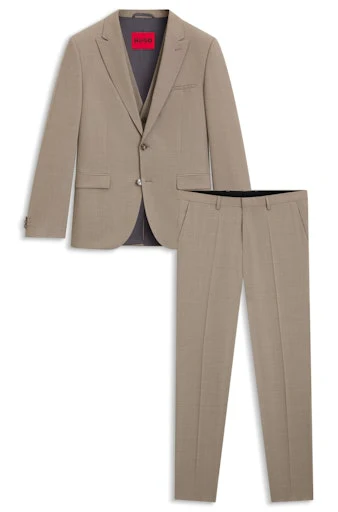 Kostuums 2-delig beige HUGO RED