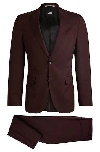 Kostuums 2-delig rood Boss Men Black