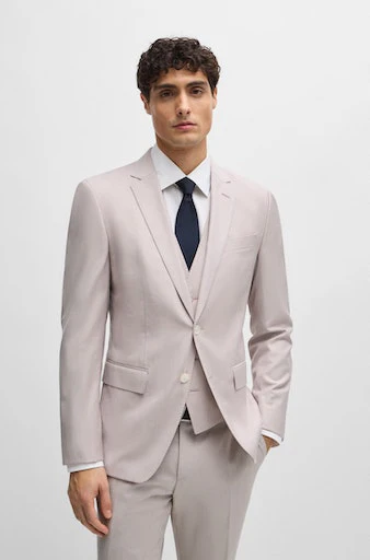 Kostuums 3-delig roze Boss Men Black - Image 2