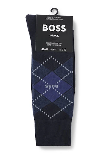 Kousen blauw Boss Men Black - Image 2