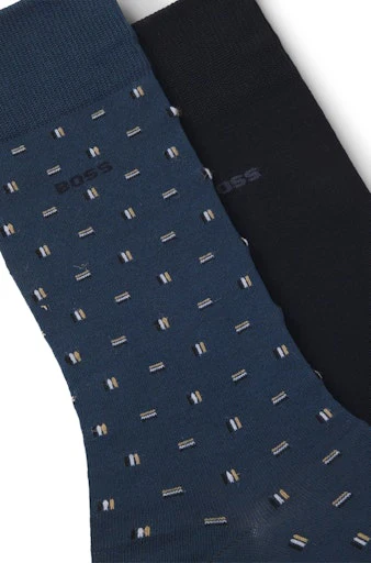 Kousen blauw Boss Men Black - Image 3