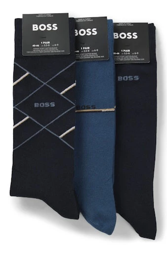Kousen blauw Boss Men Black - Image 2
