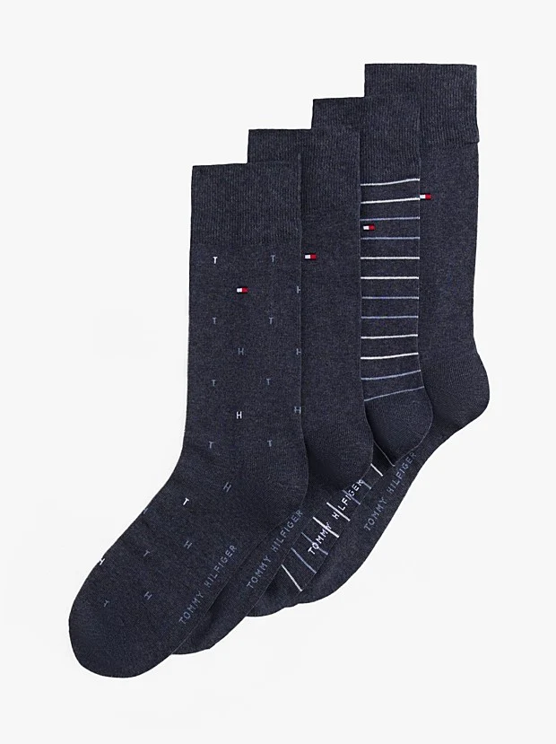 Kousen blauw Tommy Hilfiger