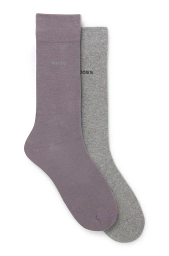 Kousen paars Boss Men Black