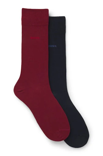 Kousen rood Boss Men Black