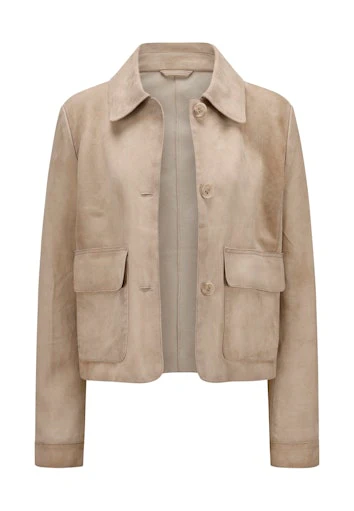 Leren jassen beige Milestone - Image 3