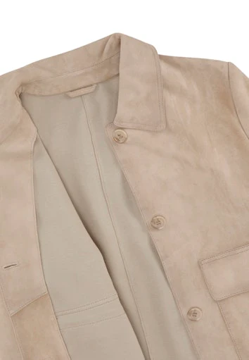 Leren jassen beige Milestone - Image 4