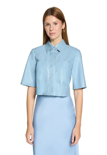 Leren jassen blauw Vera Mont - Image 3