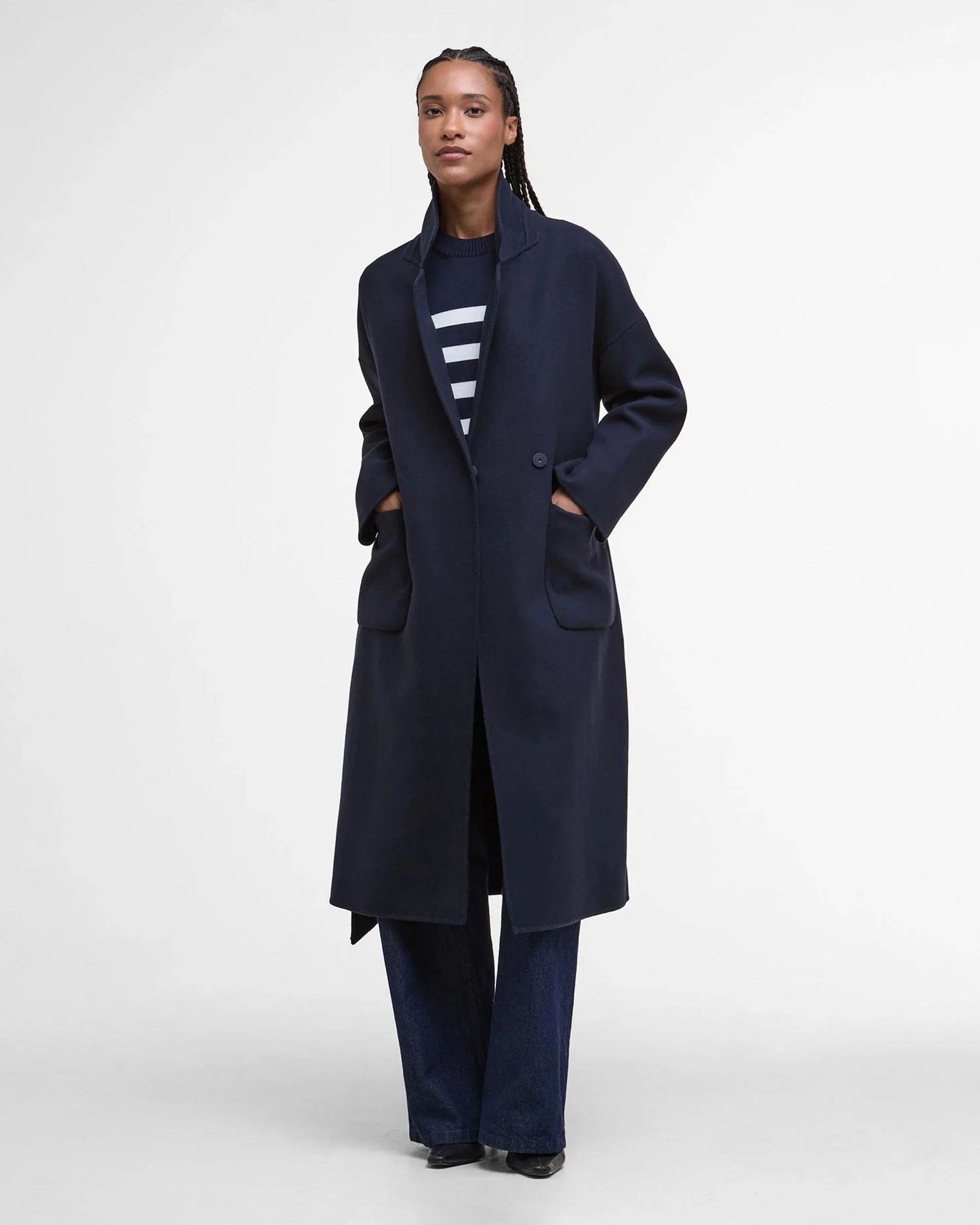 Mantels navy Barbour